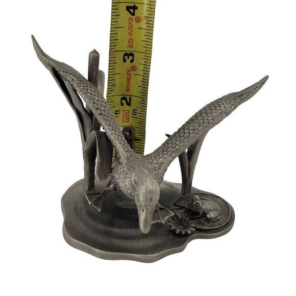 Mallard Duck Pewter Sculpture Limited Edition Signed H Wilson was Made in the US - Picture 7 of 8